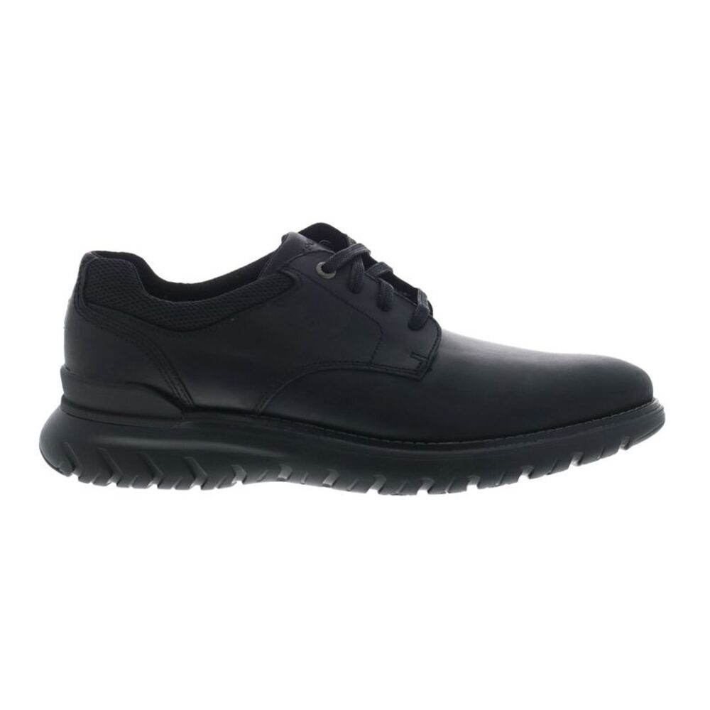 Rockport Mens Total Motion Sport Plain Toe Oxford Black Shoes (NWT)